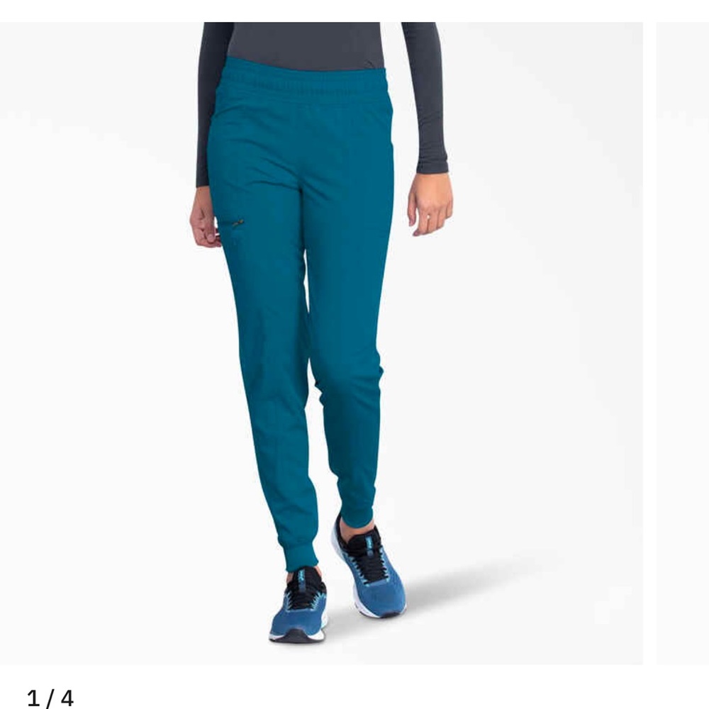 Teal scrub pants